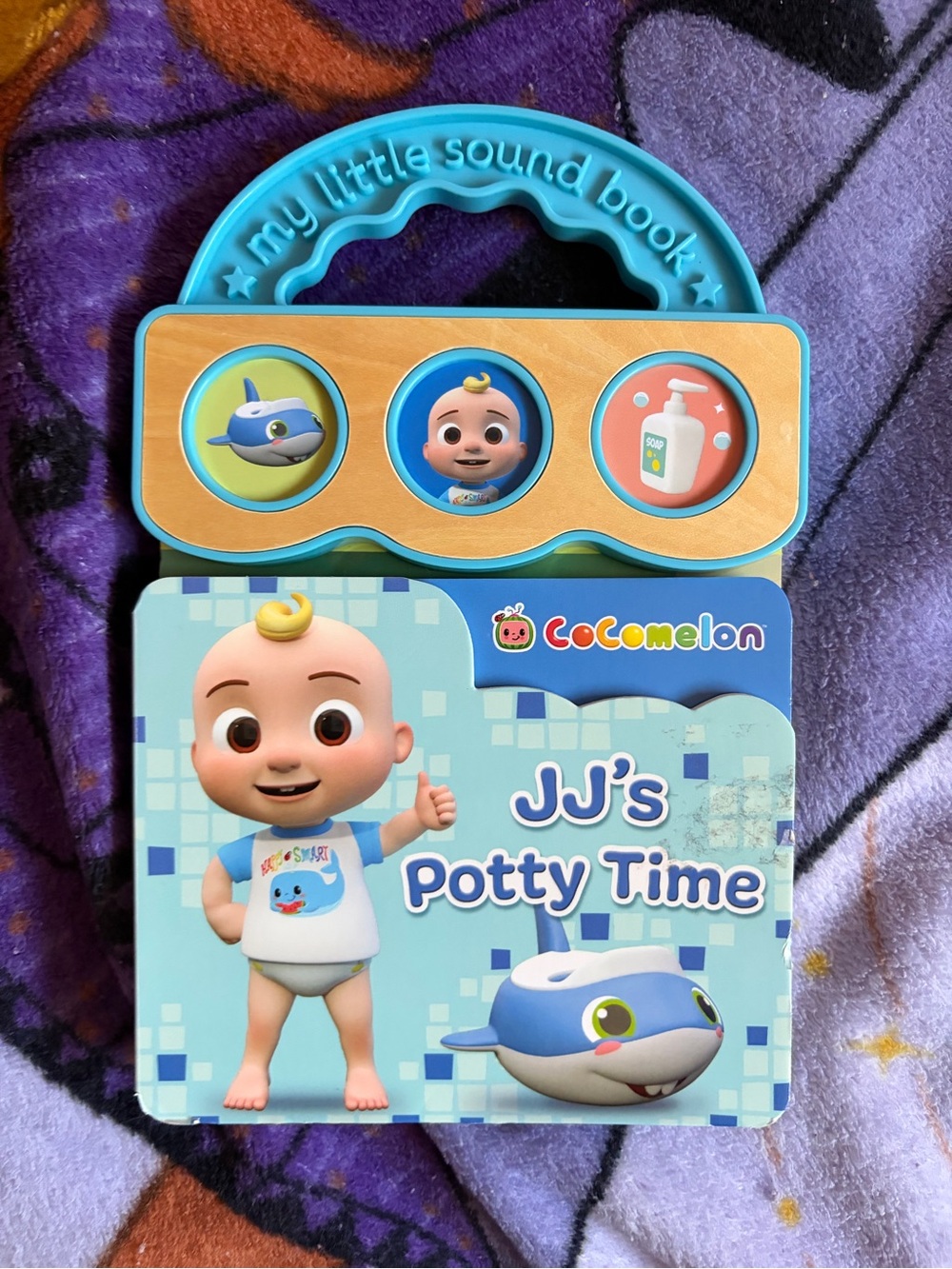 CoComelon JJ's Potty Time Sound Book - Turquoise Handle